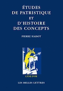 Etudes patristique et d'histoire des concepts